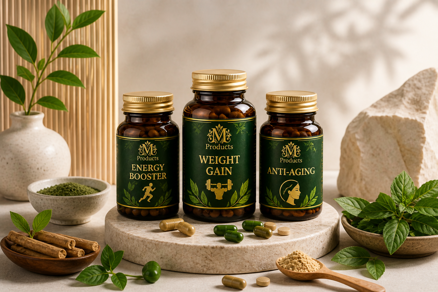 Natural herbal supplements